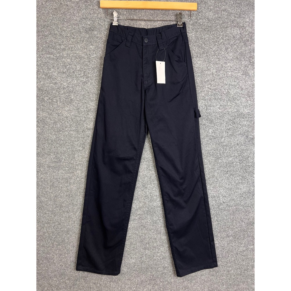 NEW brandy melville Carpenter PantsSmall Navy Blue New Straight Leg Workwear